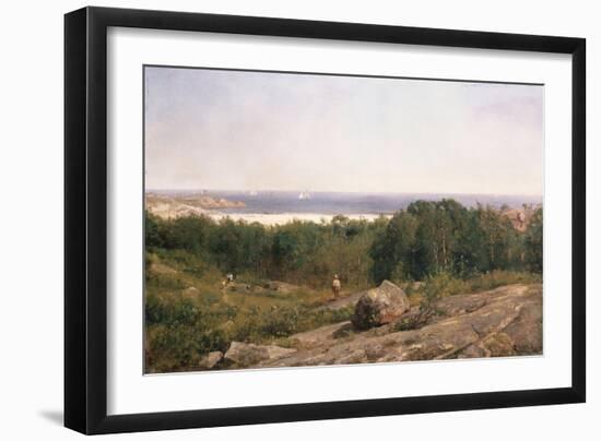 Late Afternoon, Newport, 1855-Thomas Birch-Framed Giclee Print