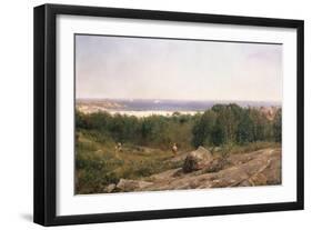 Late Afternoon, Newport, 1855-Thomas Birch-Framed Giclee Print