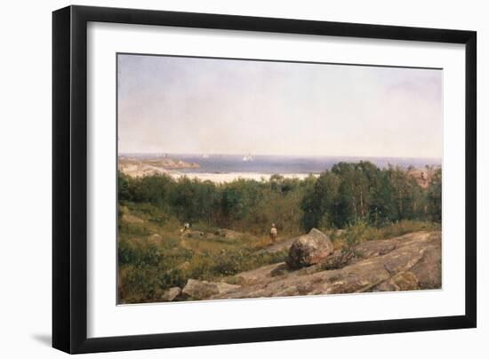 Late Afternoon, Newport, 1855-Thomas Birch-Framed Giclee Print