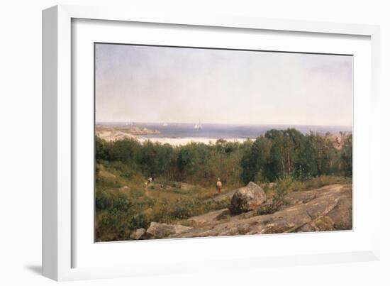 Late Afternoon, Newport, 1855-Thomas Birch-Framed Giclee Print