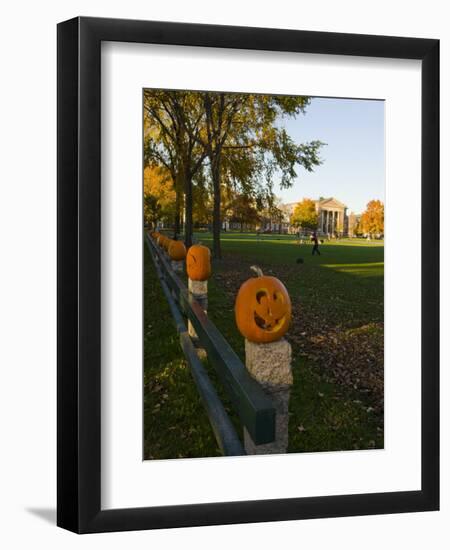 Late afternoon on the Dartmouth College Green, Hanover, New Hampshire, USA-Jerry & Marcy Monkman-Framed Photographic Print