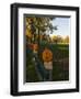 Late afternoon on the Dartmouth College Green, Hanover, New Hampshire, USA-Jerry & Marcy Monkman-Framed Photographic Print