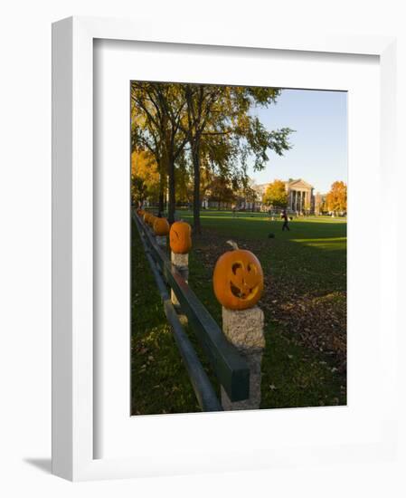 Late afternoon on the Dartmouth College Green, Hanover, New Hampshire, USA-Jerry & Marcy Monkman-Framed Photographic Print