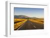 Late Afternoon on the Highway on the Way to Twizel, South Island, New Zealand, Pacific-Michael-Framed Photographic Print