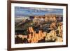 Late Afternoon Sun Lights Hoodoos and Rocks Through a Cloudy Sky in Winter-Eleanor Scriven-Framed Photographic Print