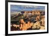 Late Afternoon Sun Lights Hoodoos and Rocks Through a Cloudy Sky in Winter-Eleanor Scriven-Framed Photographic Print