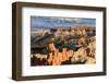 Late Afternoon Sun Lights Hoodoos and Rocks Through a Cloudy Sky in Winter-Eleanor Scriven-Framed Photographic Print