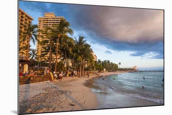 Late Afternoon Sun over the Hotels-Michael Runkel-Mounted Photographic Print