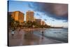 Late Afternoon Sun over the Hotels-Michael Runkel-Stretched Canvas