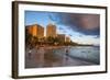 Late Afternoon Sun over the Hotels-Michael Runkel-Framed Photographic Print