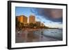 Late Afternoon Sun over the Hotels-Michael Runkel-Framed Photographic Print