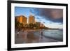 Late Afternoon Sun over the Hotels-Michael Runkel-Framed Photographic Print