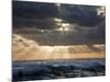 Late Afternoon, the Sun Breaks Through Threatening Clouds over Bass Straits, Victoria, Australia-Nigel Pavitt-Mounted Photographic Print