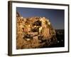 Late Afternoon Town View, Manarola, Rivera di Levante, Cinque Terre, Liguria, Italy-Walter Bibikow-Framed Photographic Print