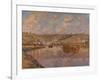 Late Afternoon, Vetheuil, 1880 (oil on canvas)-Claude Monet-Framed Giclee Print