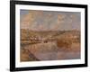 Late Afternoon, Vetheuil, 1880 (oil on canvas)-Claude Monet-Framed Giclee Print