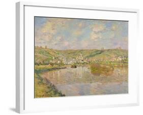 Late Afternoon, Vetheuil, 1880-Claude Monet-Framed Giclee Print