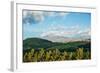 Late afternoon view of fields near Cayambe Volcano, Imbabura and Pichincha Provinces, Ecuador-null-Framed Photographic Print