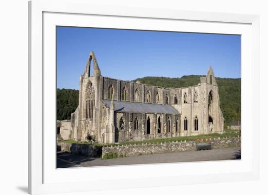 Late afternoon view of South and West sides of Tintern Abbey, Monmouthshire, Wales-Julian Pottage-Framed Photographic Print