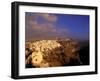 Late Afternoon View of Town, Thira, Santorini, Cyclades Islands, Greece-Walter Bibikow-Framed Photographic Print