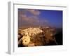 Late Afternoon View of Town, Thira, Santorini, Cyclades Islands, Greece-Walter Bibikow-Framed Photographic Print