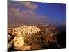 Late Afternoon View of Town, Thira, Santorini, Cyclades Islands, Greece-Walter Bibikow-Mounted Photographic Print