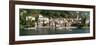 Late Afternoon View of Waterfront at Varenna, Lake Como, Lombardy, Italy-null-Framed Photographic Print