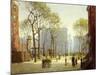 Late Afternoon, Washington Square-Paul Cornoyer-Mounted Giclee Print