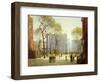 Late Afternoon, Washington Square-Paul Cornoyer-Framed Giclee Print