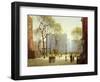 Late Afternoon, Washington Square-Paul Cornoyer-Framed Giclee Print