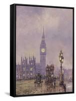 Late Afternoon, Westminster Bridge-John Sutton-Framed Stretched Canvas