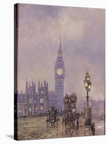 Late Afternoon, Westminster Bridge-John Sutton-Stretched Canvas