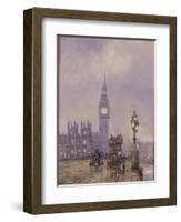 Late Afternoon, Westminster Bridge-John Sutton-Framed Giclee Print