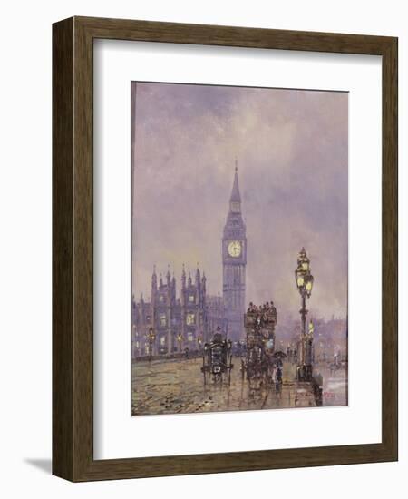 Late Afternoon, Westminster Bridge-John Sutton-Framed Giclee Print