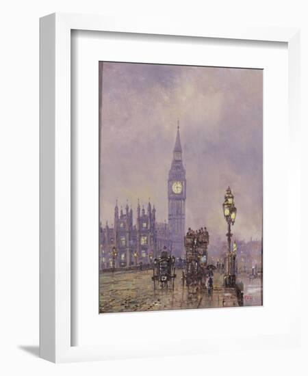 Late Afternoon, Westminster Bridge-John Sutton-Framed Giclee Print