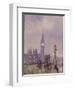 Late Afternoon, Westminster Bridge-John Sutton-Framed Giclee Print