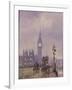 Late Afternoon, Westminster Bridge-John Sutton-Framed Giclee Print