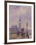 Late Afternoon, Westminster Bridge-John Sutton-Framed Giclee Print