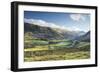 Late afternoon winter sunlight over Threlkeld Knotts, England-John Potter-Framed Photographic Print