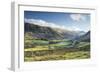 Late afternoon winter sunlight over Threlkeld Knotts, England-John Potter-Framed Photographic Print