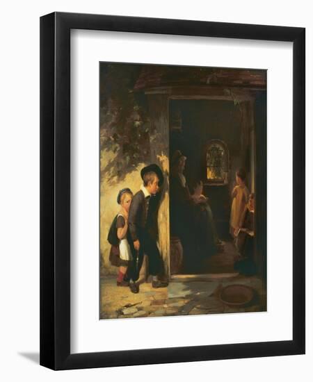 Late at School-Thomas Webster-Framed Giclee Print