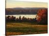 Late Autumn Day on the Hudson-Patty Baker-Stretched Canvas