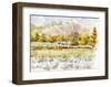 Late Autumn in Mountain Village, Cold Winter Awaits Soon-Kenji Fujimura-Framed Art Print