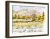 Late Autumn in Mountain Village, Cold Winter Awaits Soon-Kenji Fujimura-Framed Art Print