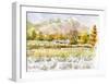 Late Autumn in Mountain Village, Cold Winter Awaits Soon-Kenji Fujimura-Framed Art Print