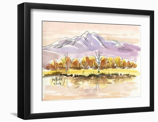 Late Autumn in Plateau-Kenji Fujimura-Framed Art Print