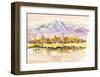 Late Autumn in Plateau-Kenji Fujimura-Framed Art Print