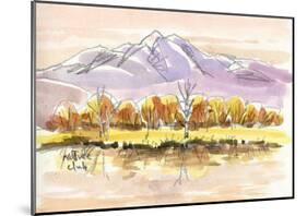 Late Autumn in Plateau-Kenji Fujimura-Mounted Art Print