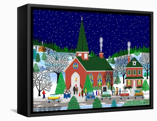 Late Christmas Eve-Mark Frost-Framed Stretched Canvas