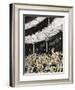 Late Comers at the Christmas Shows-Charles Robinson-Framed Art Print